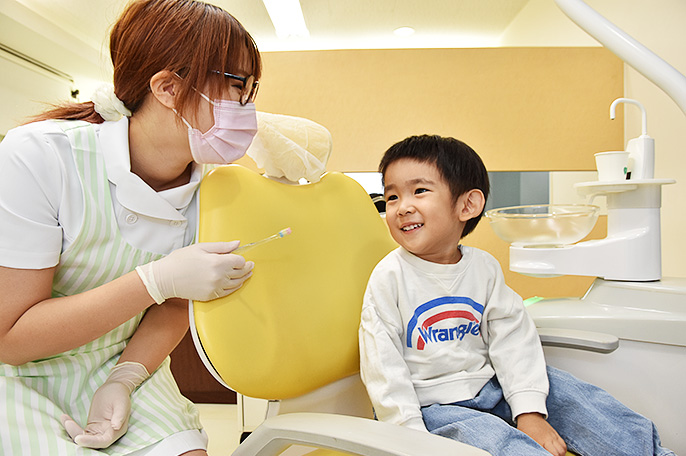 歯医者嫌いのお子さんもご来院ください